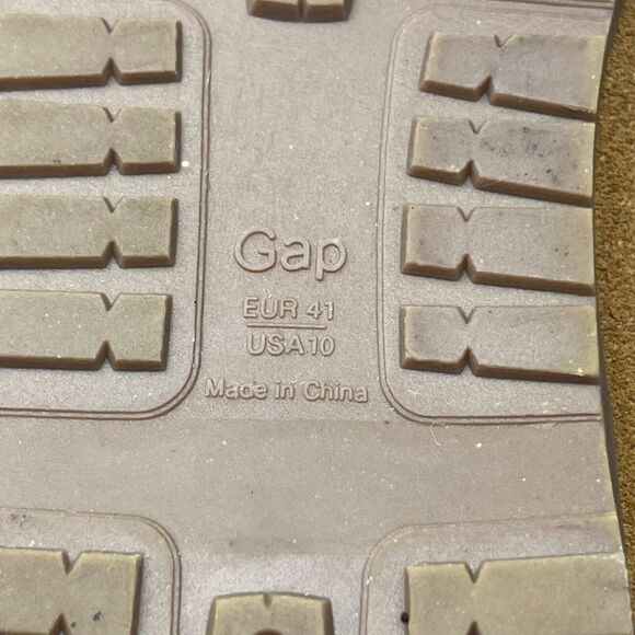 Gap Booties Womens US 10 Brown Faux Suede Lace Up Sherpa Lined Chukka Ankle - Picture 8 of 14